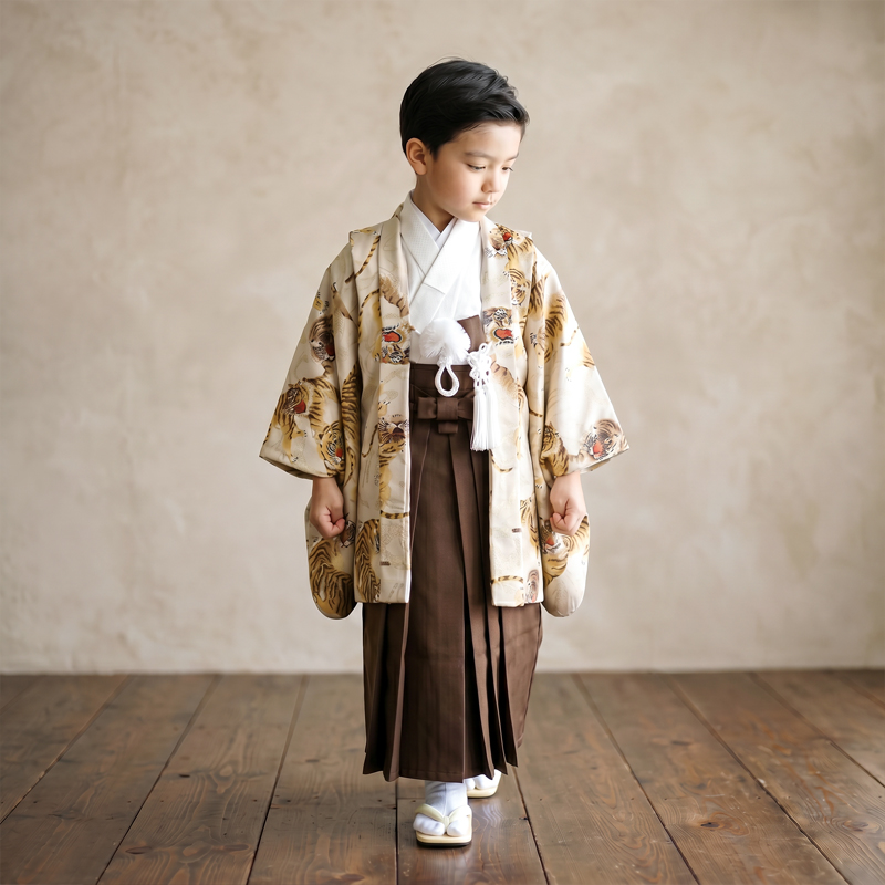 七五三着物5歳男の子画像