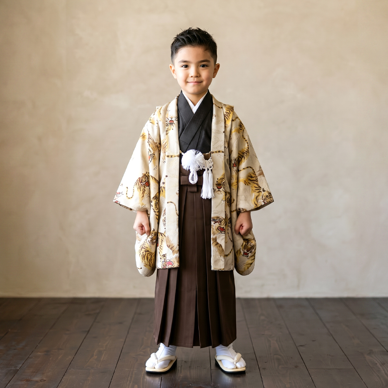 七五三着物5歳男の子画像