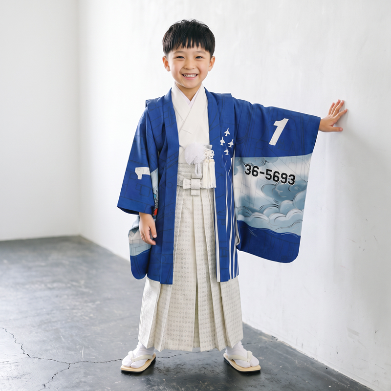 七五三着物5歳男の子画像
