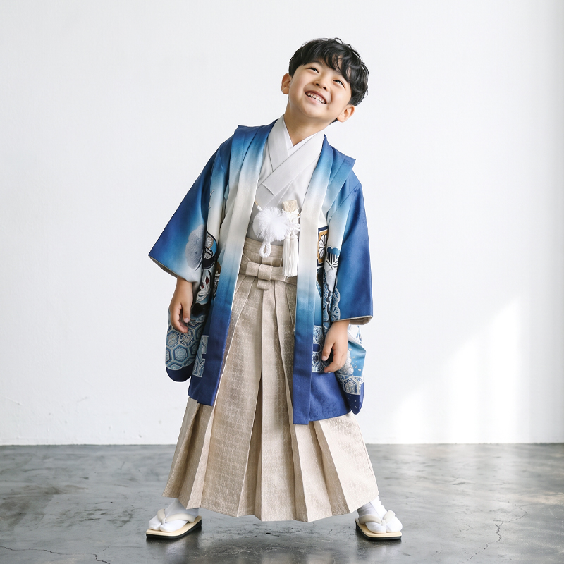 七五三着物5歳男の子画像