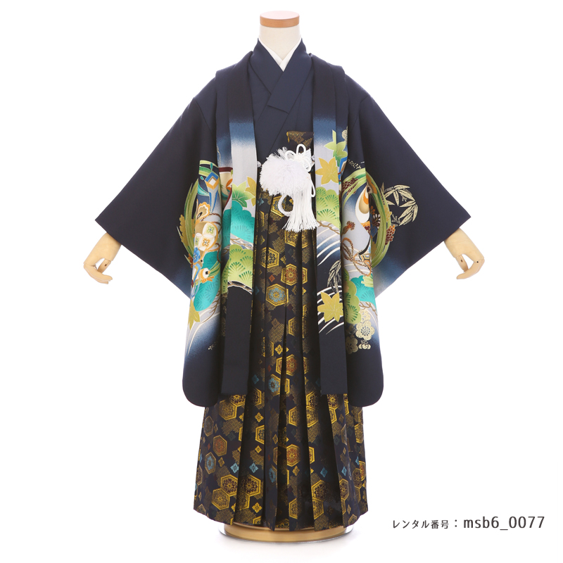 七五三着物5歳男の子画像