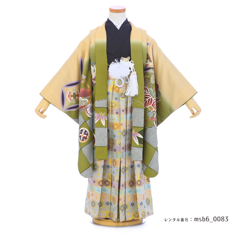 七五三着物5歳男の子画像