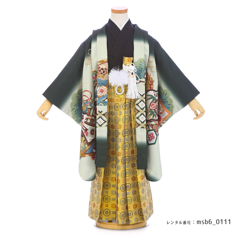 七五三着物5歳男の子画像