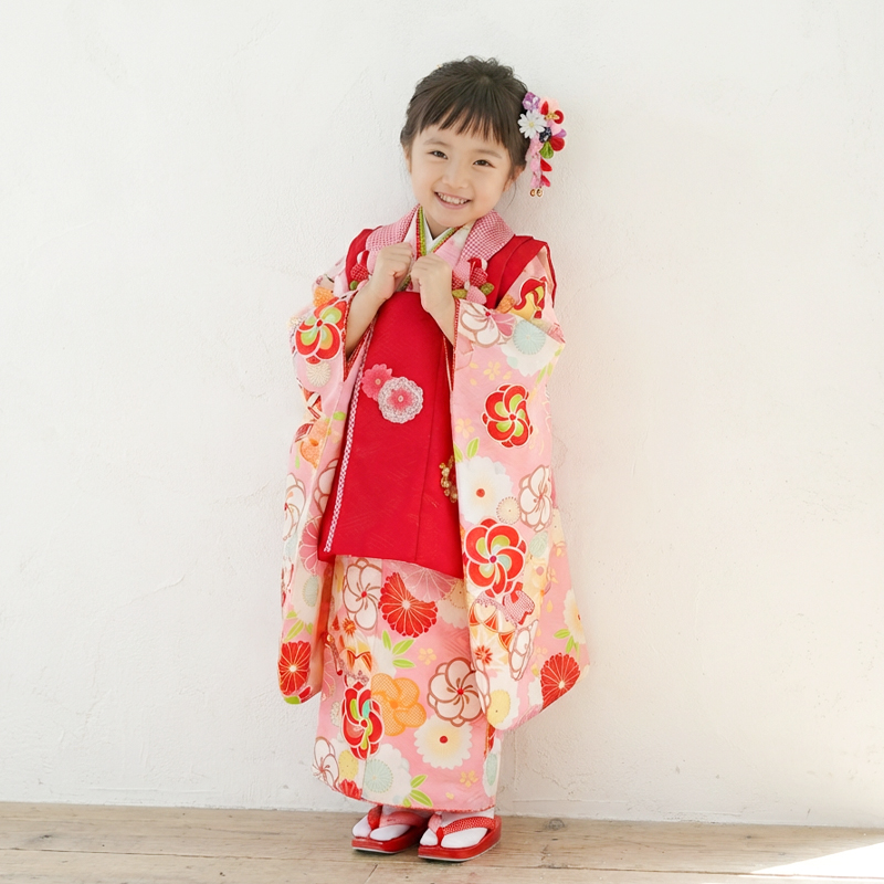 七五三着物3歳女の子画像