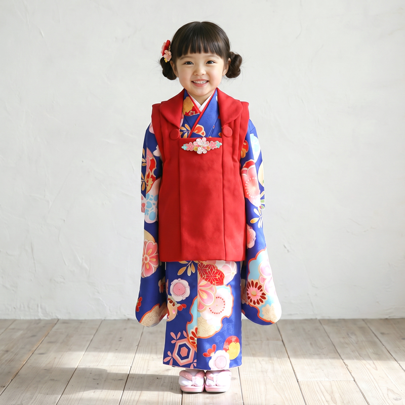 七五三着物3歳女の子画像