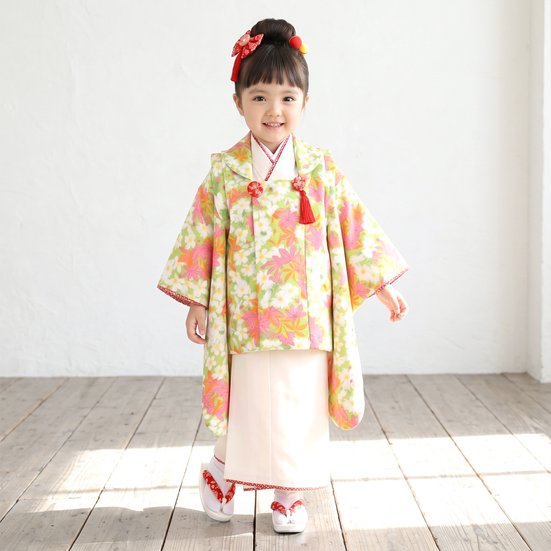七五三着物3歳女の子画像