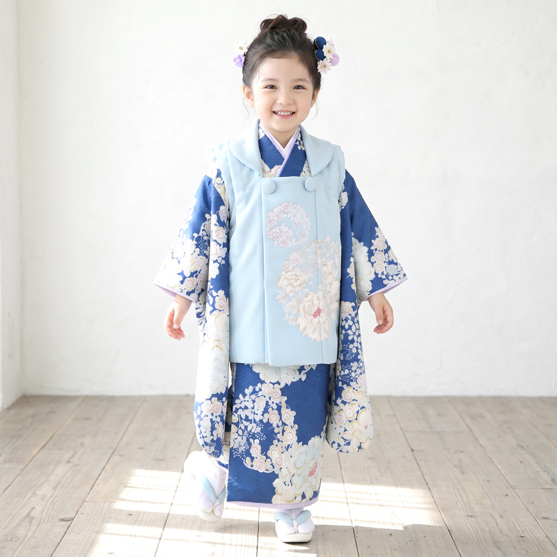 七五三着物3歳女の子画像