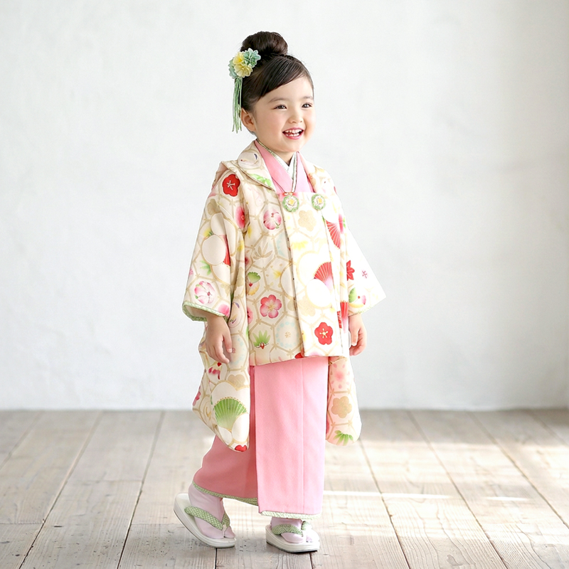 七五三着物3歳女の子画像