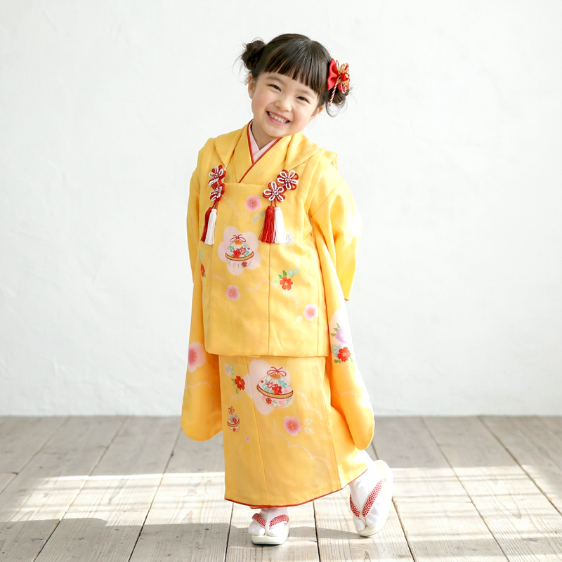 七五三着物3歳女の子画像