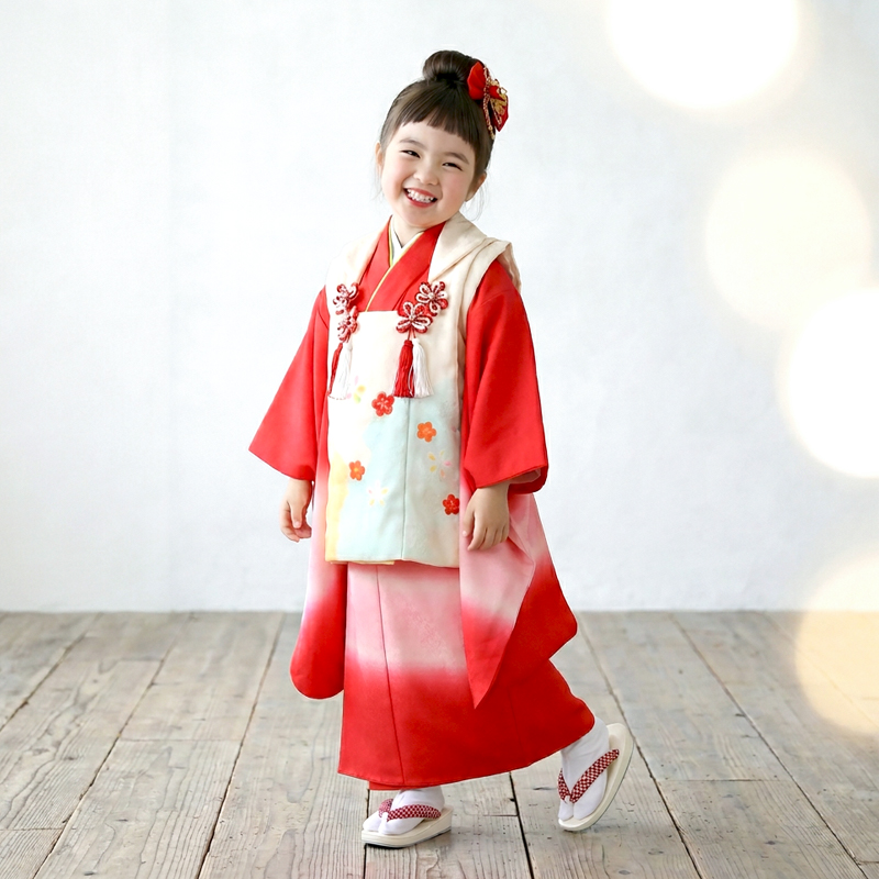 七五三着物3歳女の子画像