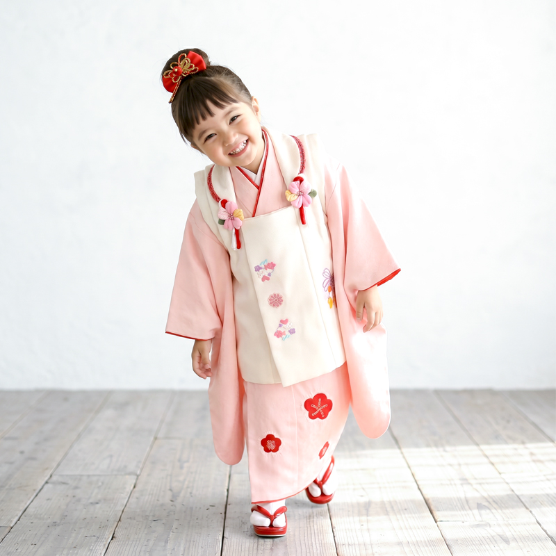 七五三着物3歳女の子画像