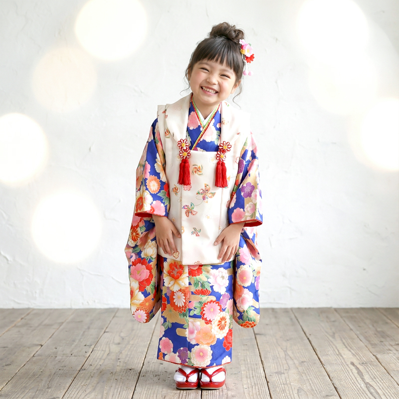 七五三着物3歳女の子画像