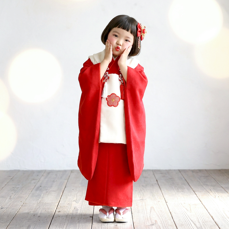 七五三着物3歳女の子画像