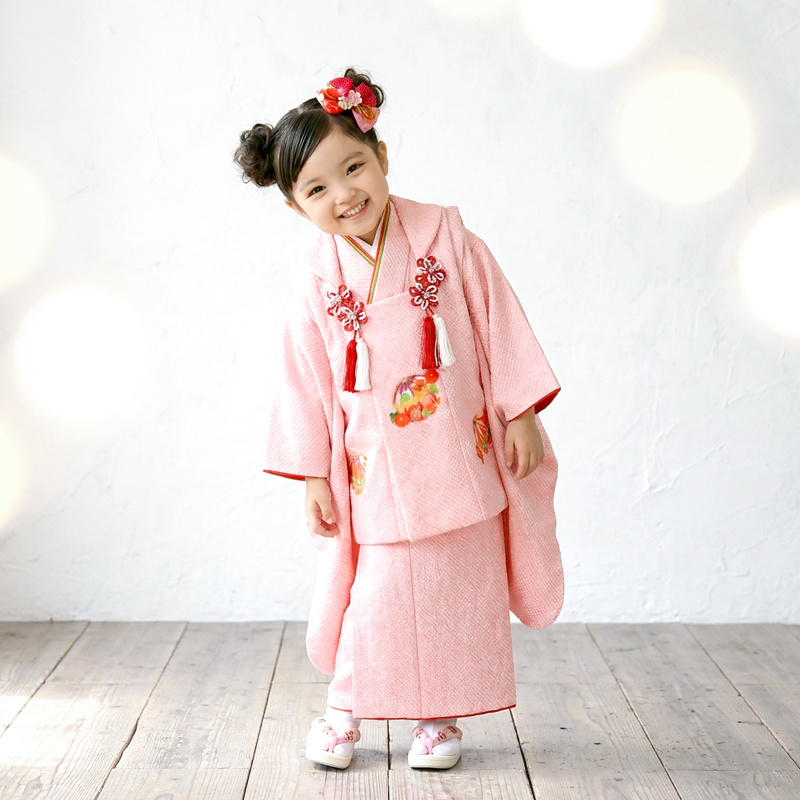 七五三着物3歳女の子画像