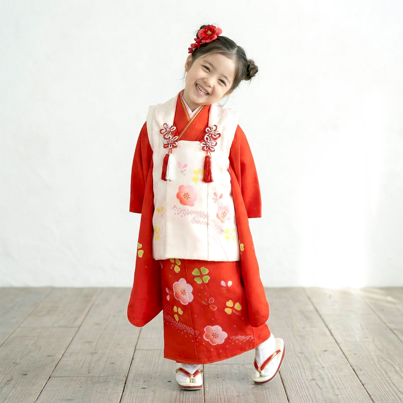 七五三着物3歳女の子画像