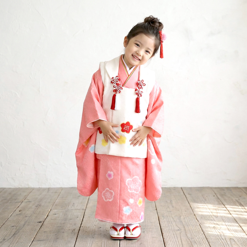 七五三着物3歳女の子画像