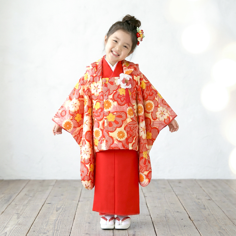 七五三着物3歳女の子画像