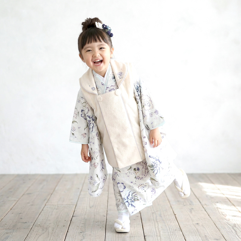 七五三着物3歳女の子画像