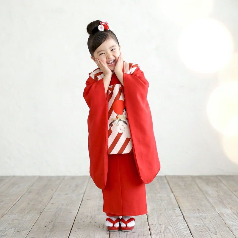 七五三着物3歳女の子画像