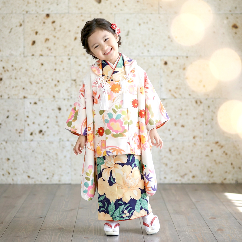 七五三着物3歳女の子画像
