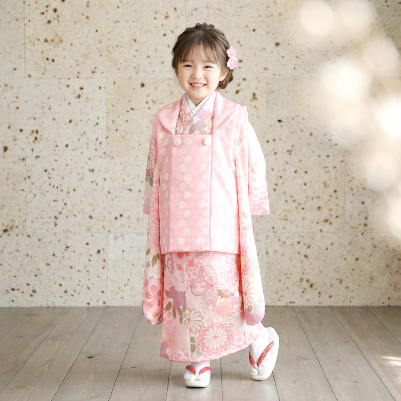七五三着物3歳女の子画像