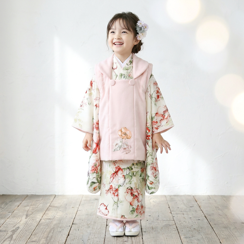 七五三着物3歳女の子画像
