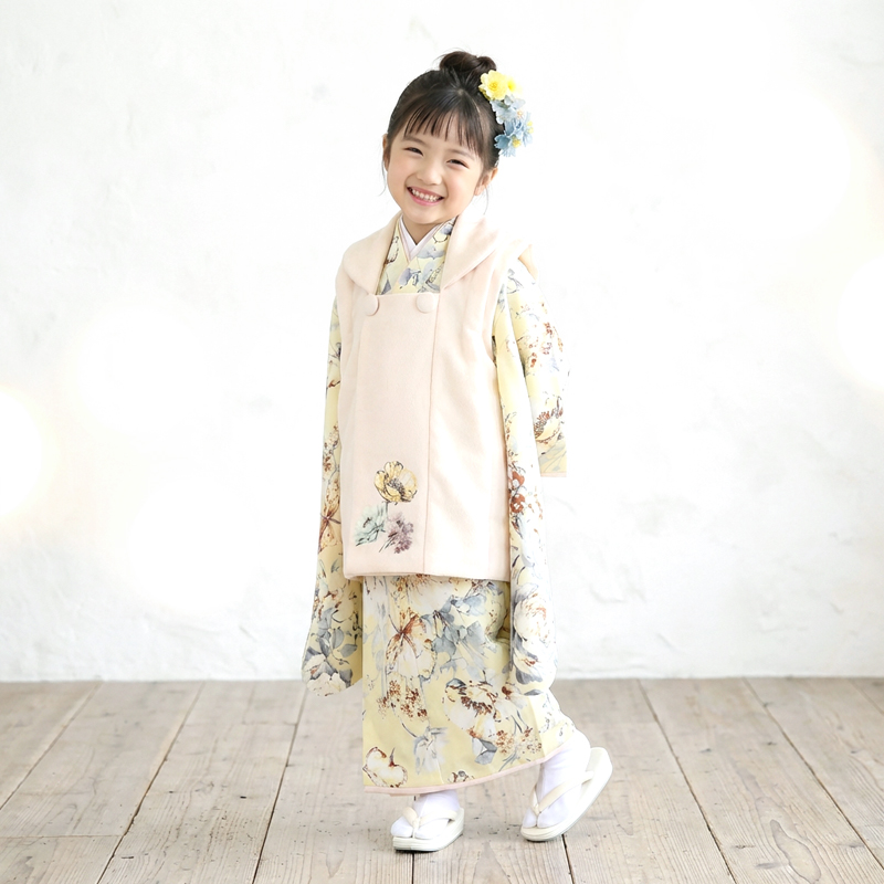 七五三着物3歳女の子画像