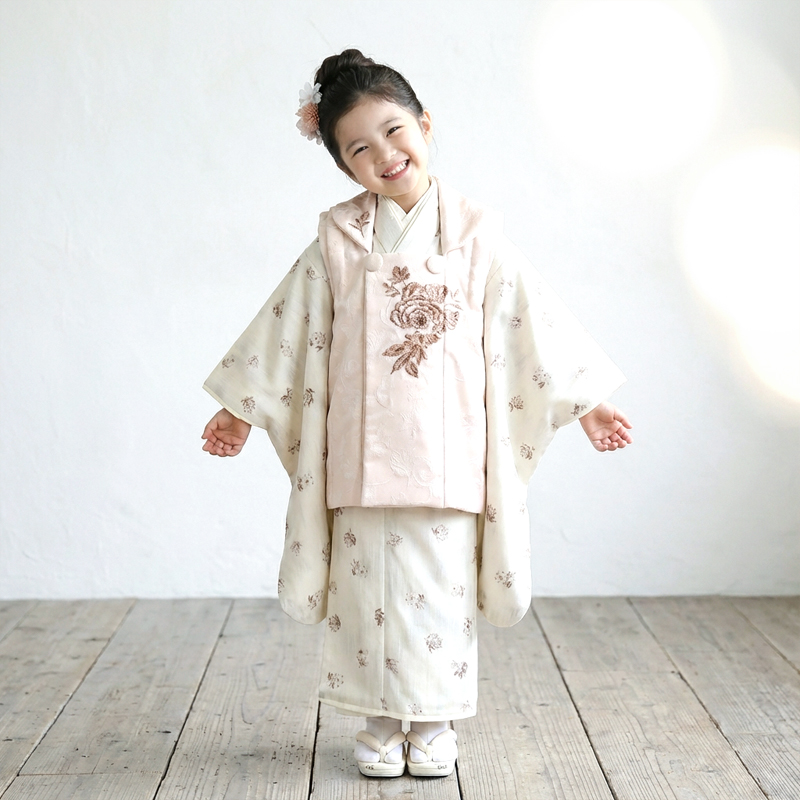 七五三着物3歳女の子画像