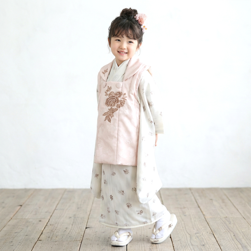 七五三着物3歳女の子画像