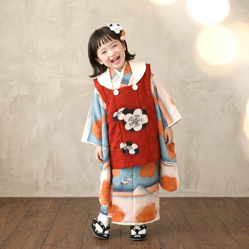 七五三着物3歳女の子画像