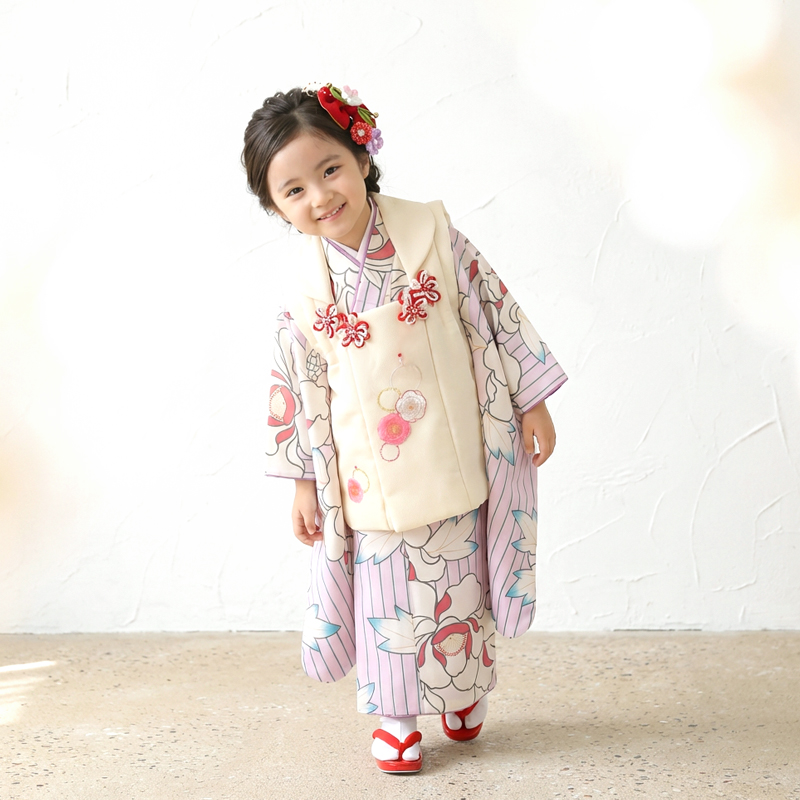 七五三着物3歳女の子画像