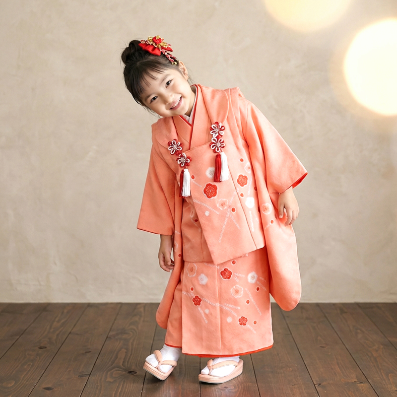 七五三着物3歳女の子画像