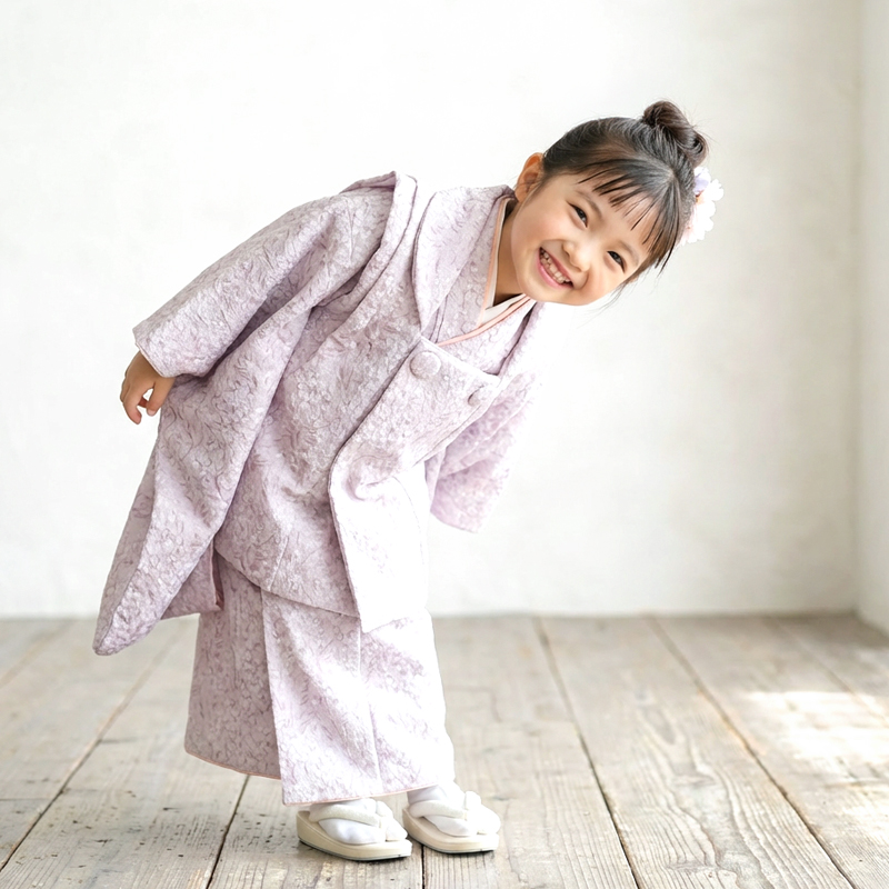 七五三着物3歳女の子画像