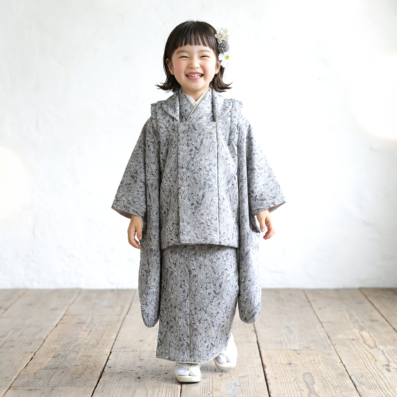 七五三着物3歳女の子画像