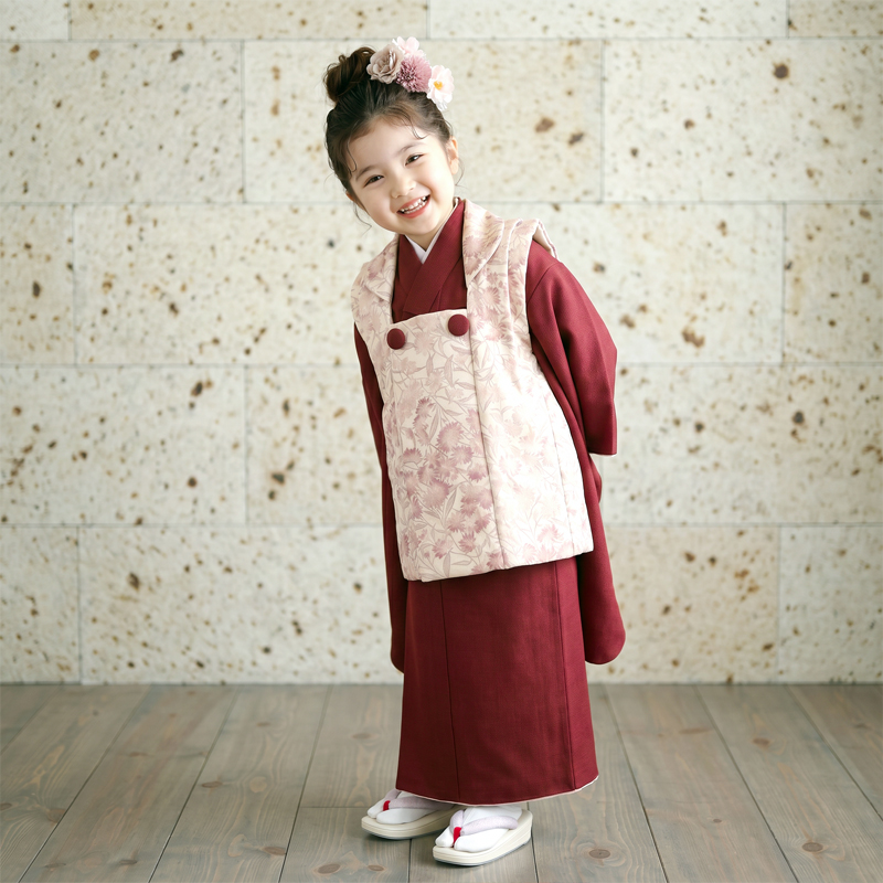 七五三着物3歳女の子画像