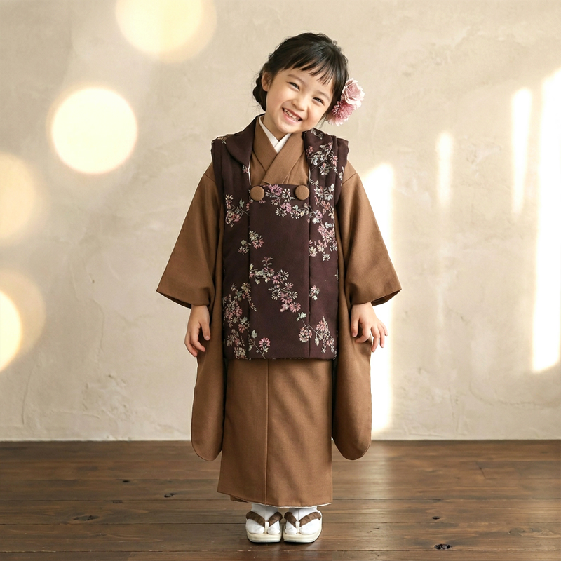七五三着物3歳女の子画像