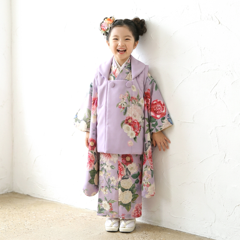 七五三着物3歳女の子画像