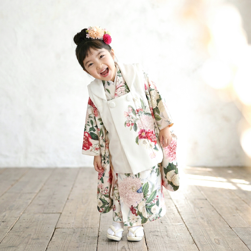 七五三着物3歳女の子画像