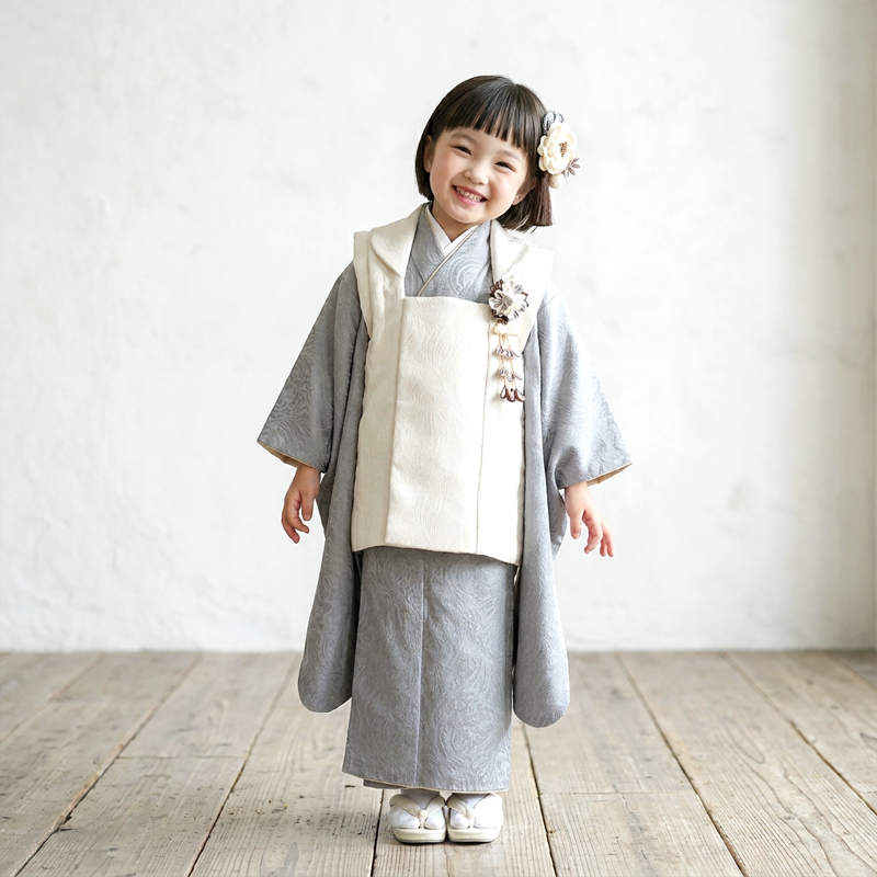 七五三着物3歳女の子画像
