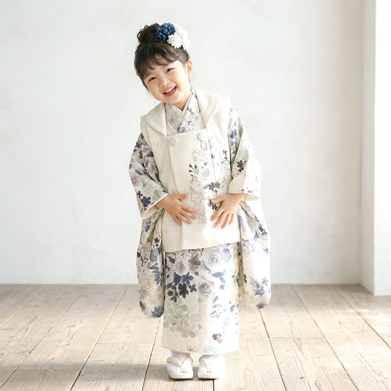 七五三着物3歳女の子画像