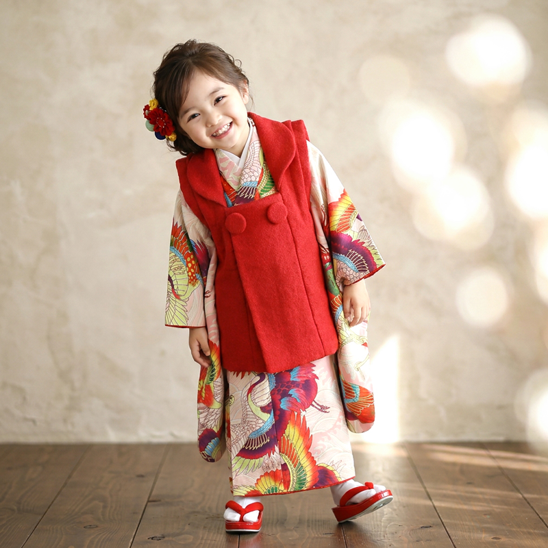 七五三着物3歳女の子画像