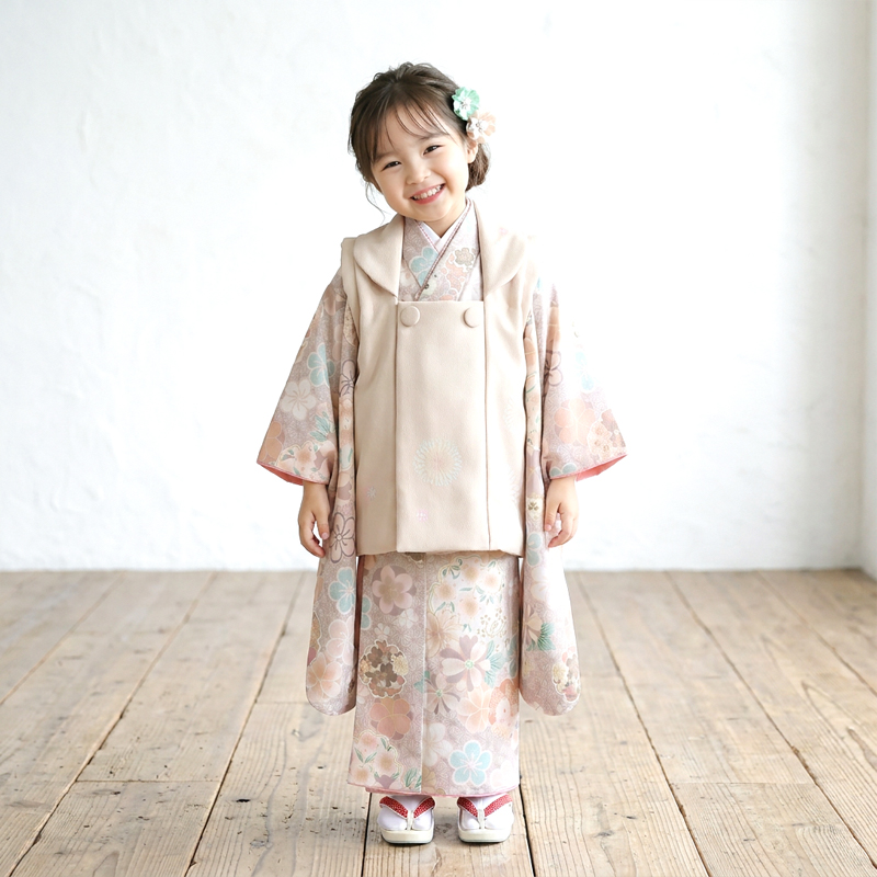 七五三着物3歳女の子画像