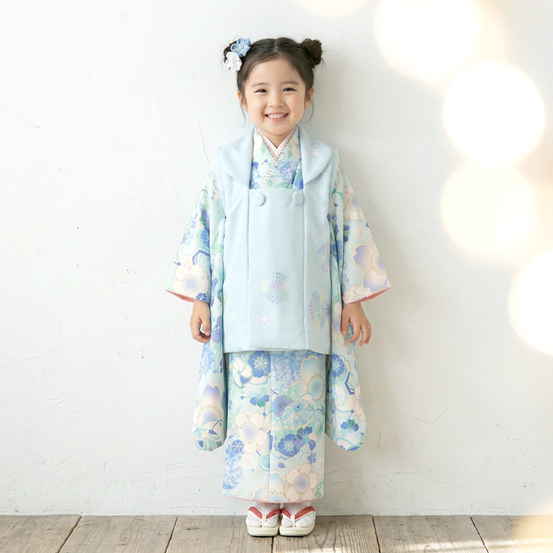 七五三着物3歳女の子画像