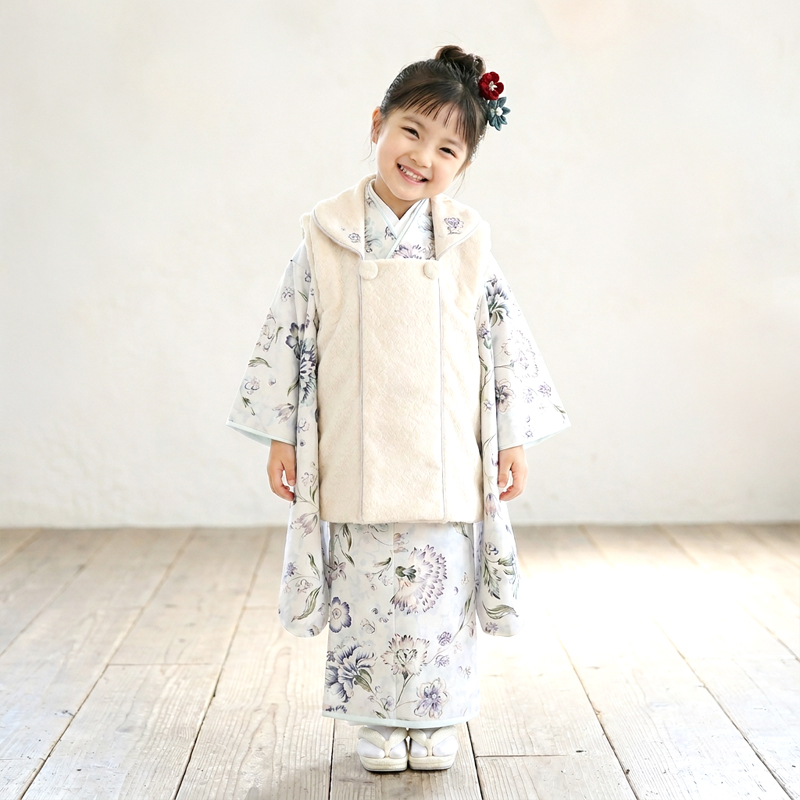 七五三着物3歳女の子画像