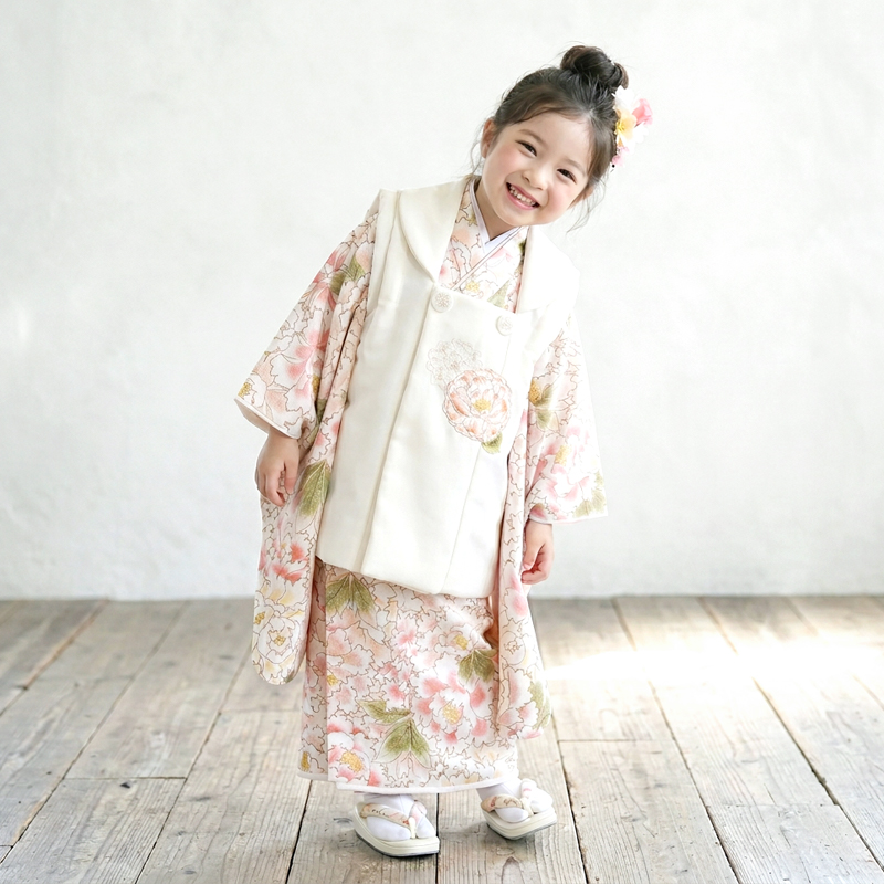 七五三着物3歳女の子画像