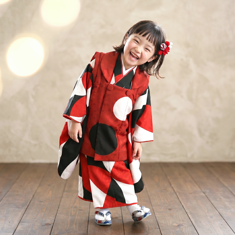 七五三着物3歳女の子画像