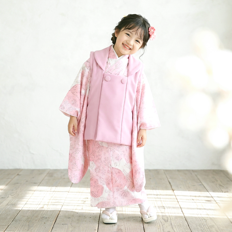 七五三着物3歳女の子画像