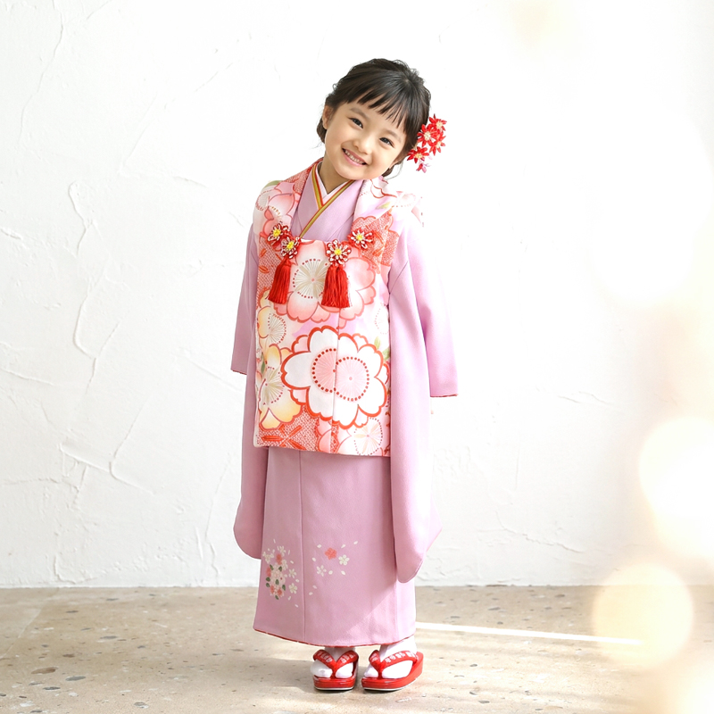 七五三着物3歳女の子画像