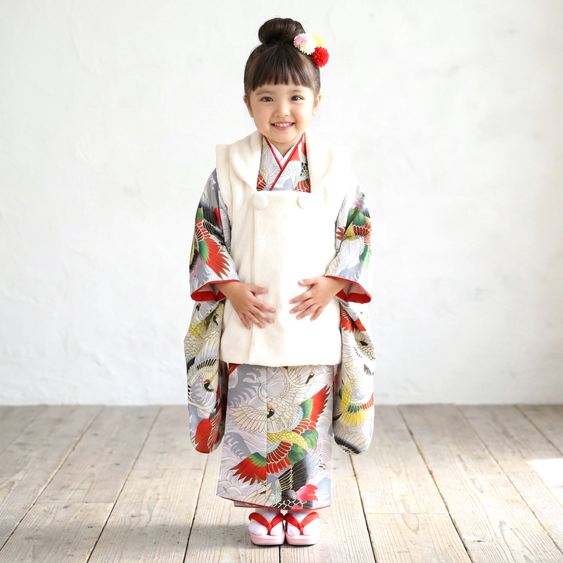 七五三着物3歳女の子画像