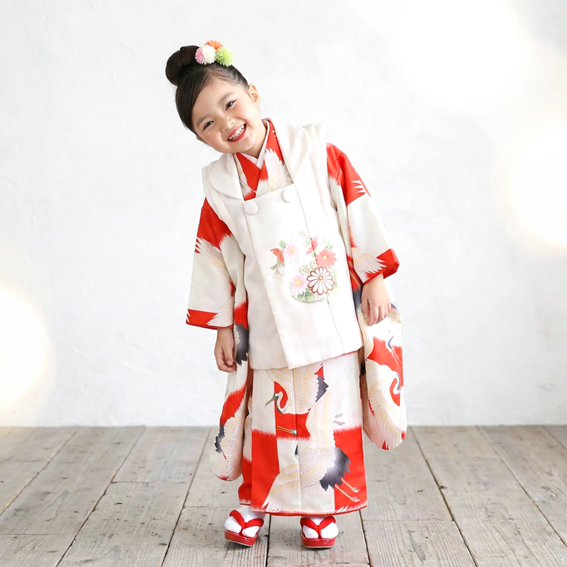 七五三着物3歳女の子画像